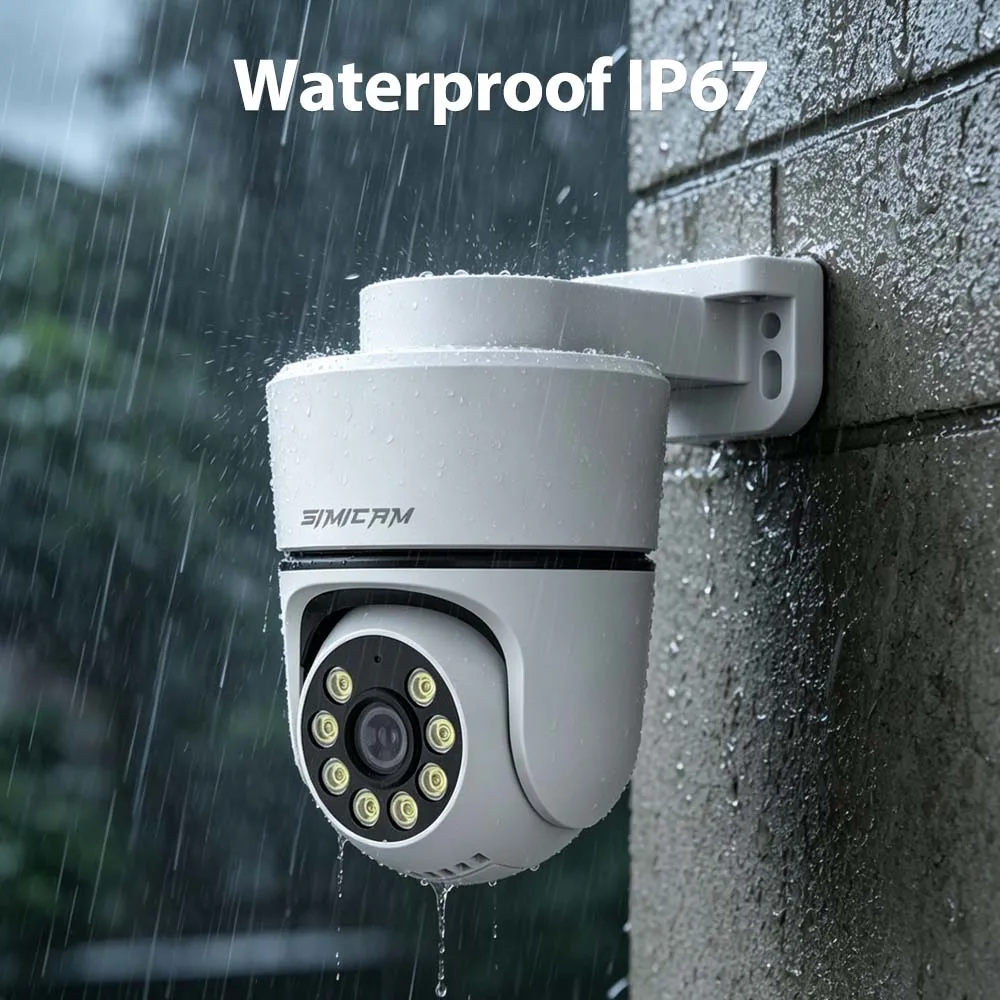4K/5MP PTZ PoE IP Security Camera CCTV Surveillance Camera Outdoor Onvif Color Night Vision Motion Detection 2-way Talk SD Slot 2