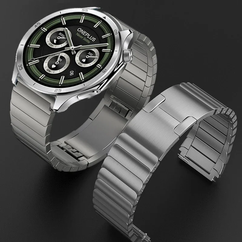 Stainless Steel 22mm Metal Strap Bracelet