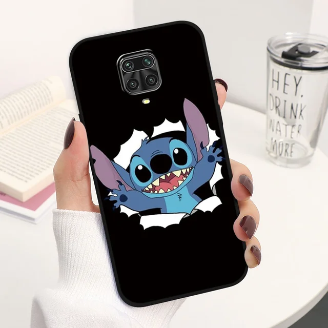 Funda para Xiaomi Redmi Note 9 Pro Oficial de Disney Angel & Stitch Beso -  Lilo & Stitch