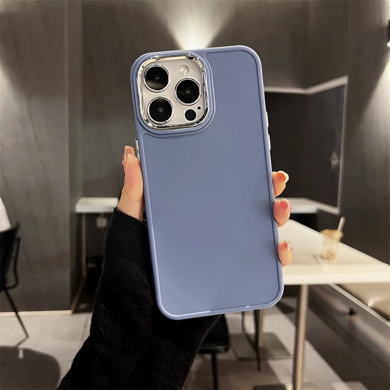 Coque de téléphone en silicone souple pour iPhone 11 12 13 14 15 Pro Plus X Xs Max XR antichoc_voghion.com