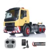 In Stock LESU RC Tractor Truck 1/14 RTR 6x6 Metal Chassis Painted Remote Control Car Lights Sound Smoking Model TOUCAN THZH1604 2