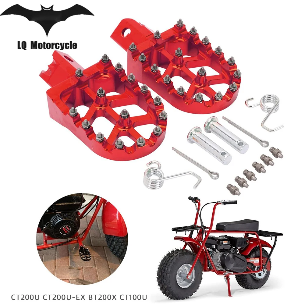 

For Honda CRF XR 50 70 110 150 M2R SDG DHZ SSR KAYO Pit Bike Motorcycle ATV Universal CNC Colorful Footpeg Footrest Foot Pegs