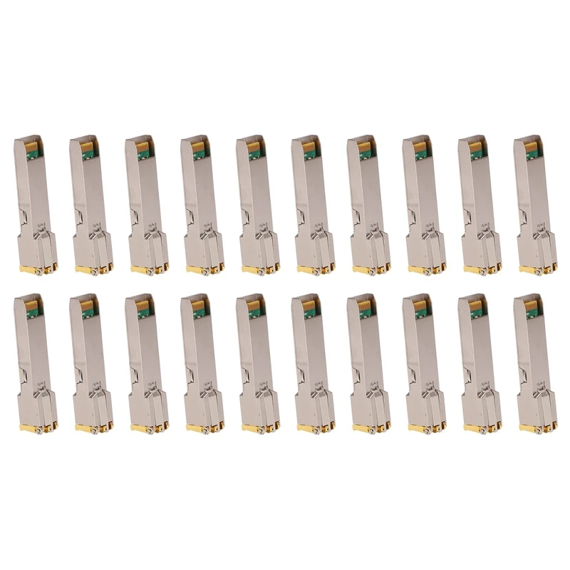 

20X SFP Module RJ45 Switch Gbic 10/100/1000 Connector SFP Copper RJ45 SFP Module Gigabit Ethernet Port