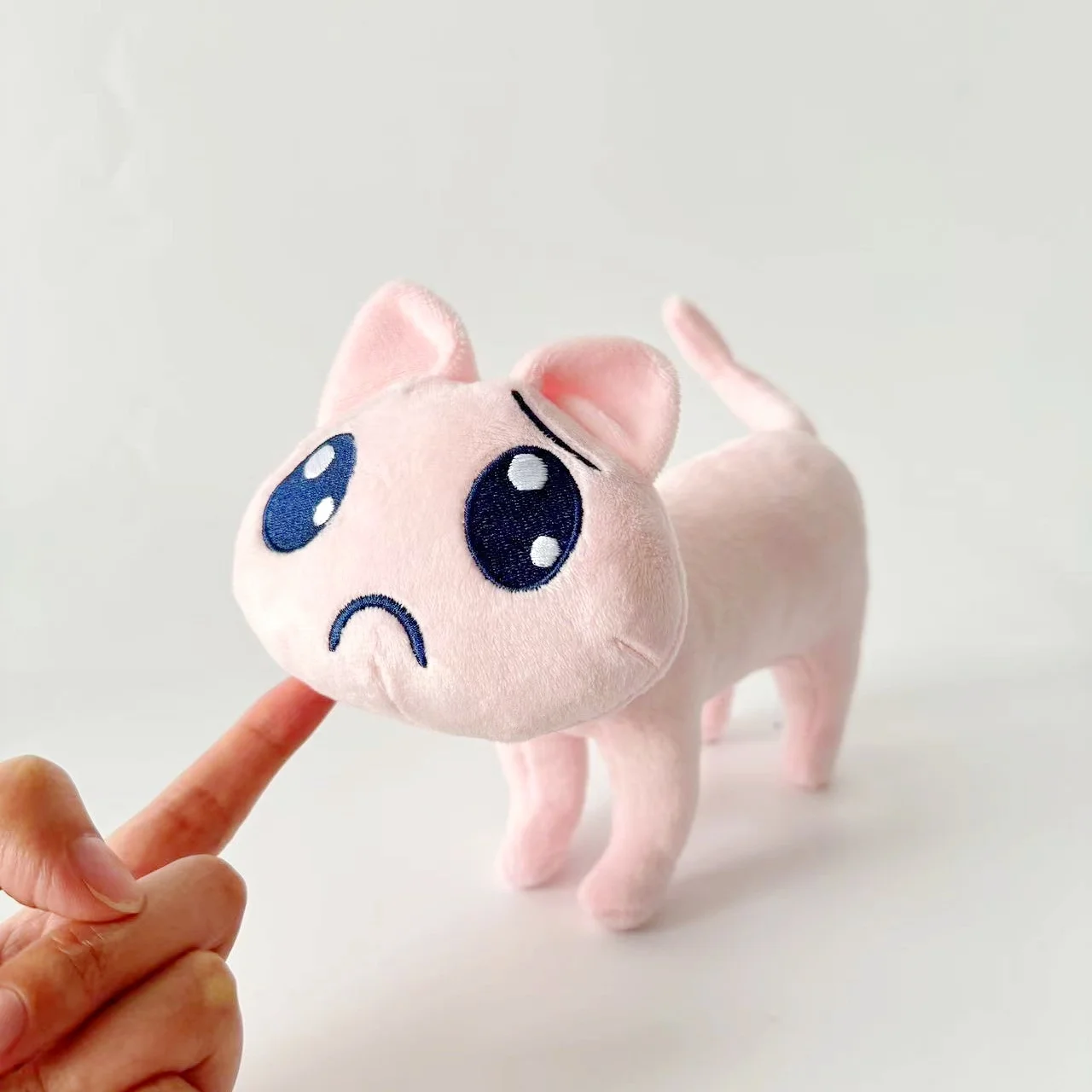 Adorable Pink Angel Sauce Emoji Plush Doll Toy