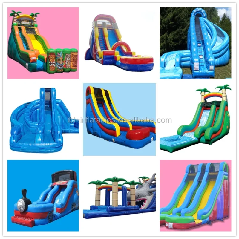 Above ground pool inflatable water slide Inflatable pool slide for home