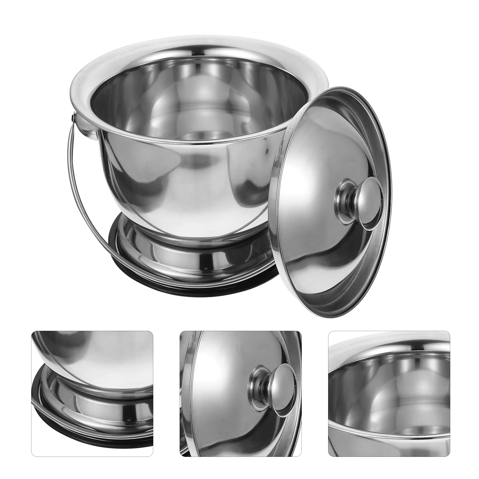 

Title: Doitool Chamber Pot Urinal Pail Pot Emergency Toilet Night Urine Bucket Stainless Steel Urinal Toilet
