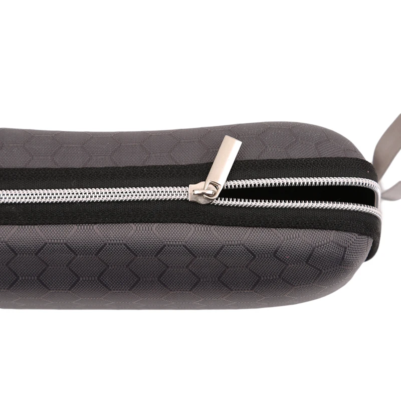 Chic Unisex Sunglasses Case with Lanyard and Zipper Closure