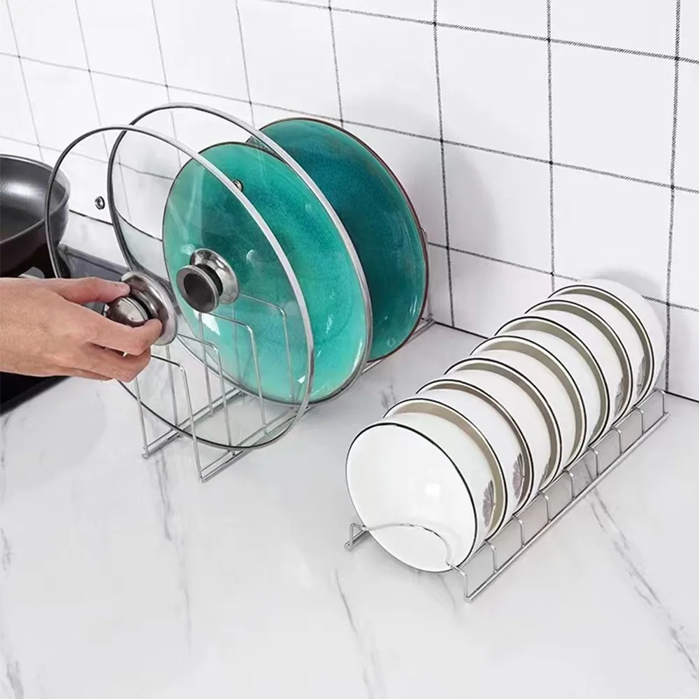 Sleek Stainless Steel Space-Saving Dish Drying Rack