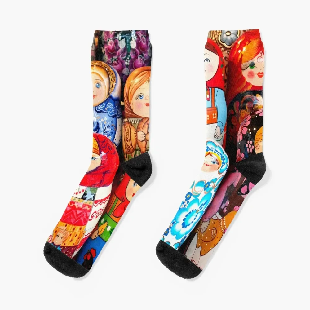 Matrioska Socks Uomo Christmass Gift Ladies Socks Uomo