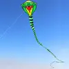 Large 8/15m Snake /Power Cobra  Kite Animal Wind Kites Outdoor Fun For Children Adults With Hand Line Factory Wholesale 3