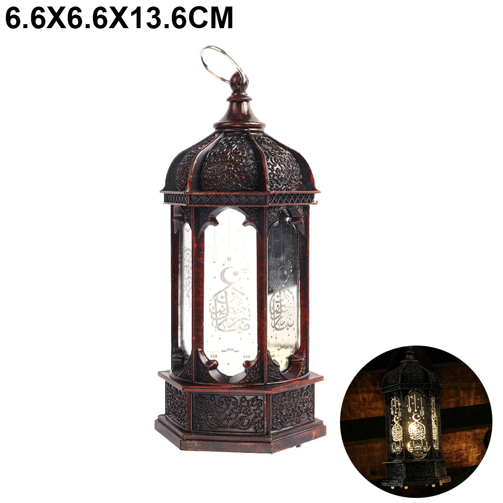 thumbnail image 1 of Portable LED Night Light Ramadan Hanging Ornaments Lamp Lanterns For Eid Mubarak Muslim Festival Decoration Lighting Kids Gifts, 1 of 5