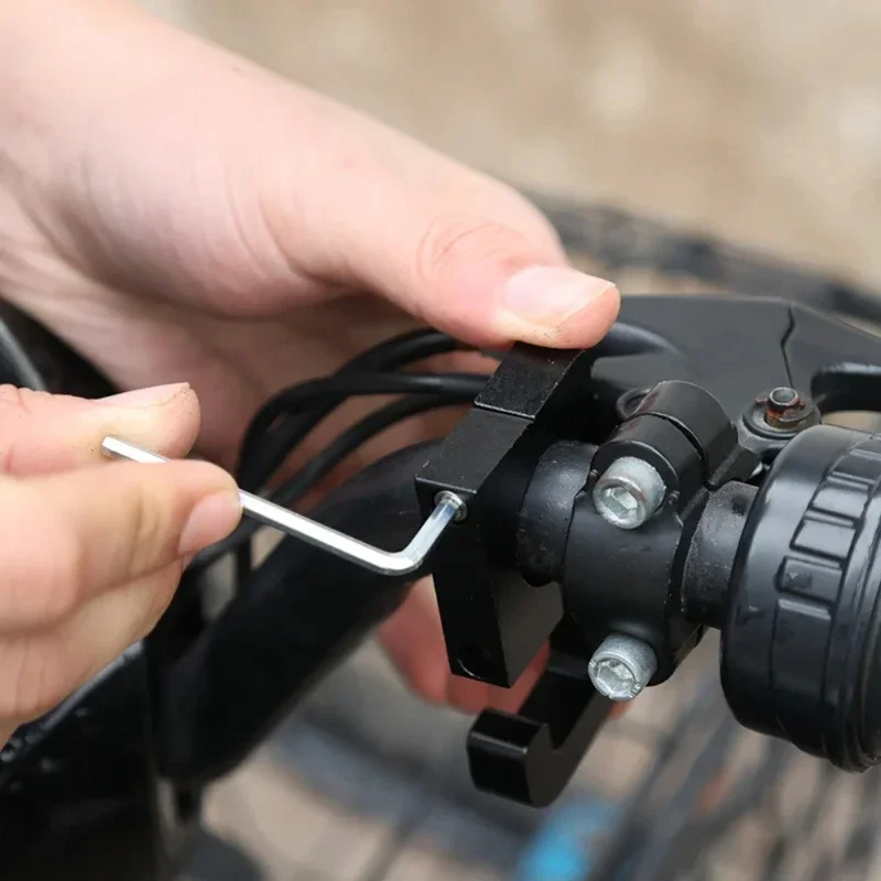 Motorcycle Handlebar Storage Hook Motorcycle Handlebar Hook Scooter Luggage Bag Hanger Helmet Claw Hook Storage Bag Aluminum Holder Electric Vehicles