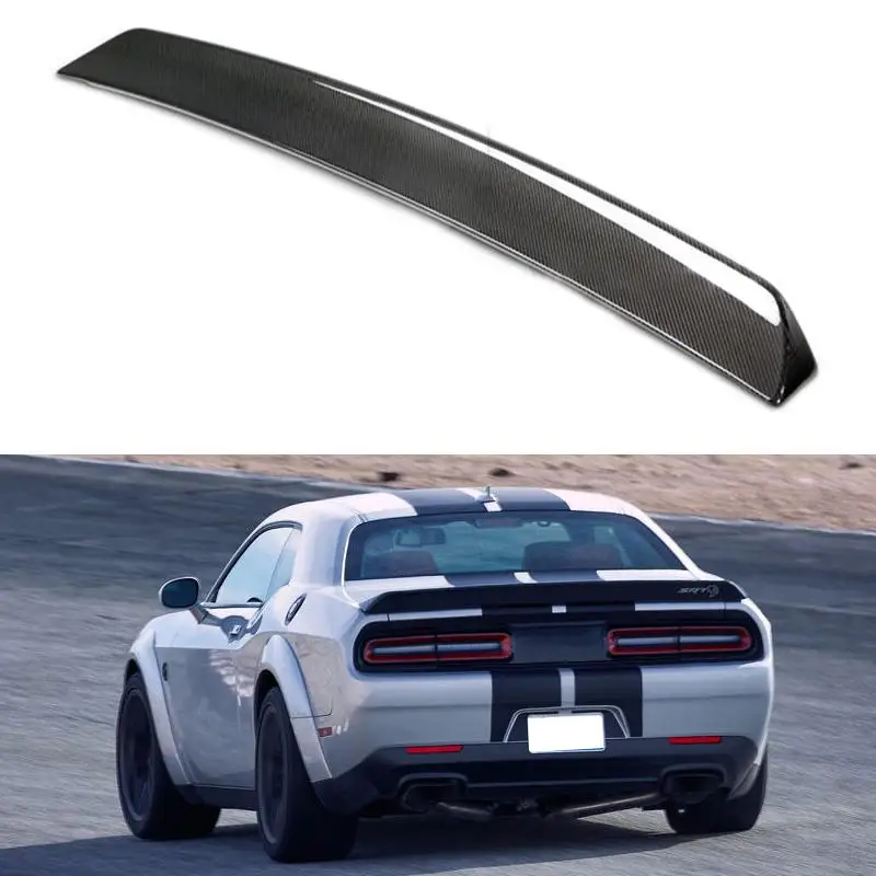 

Карбоновое волокно OEN стиль для Dodge Challenger 2015-2023 автомобильные аксессуары Задний спойлер, идеально подходит