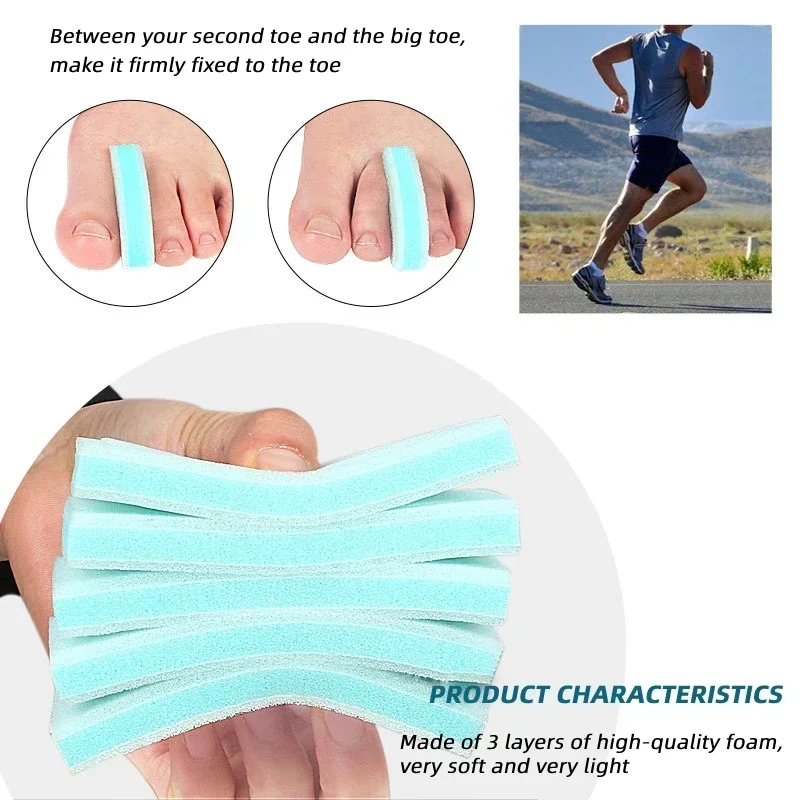 네일 Foam Sponge Hammer Prevent Friction Corrector Separators Bunion Corns Pain Relief Toe Spacer Overlapping Foot Care Tools