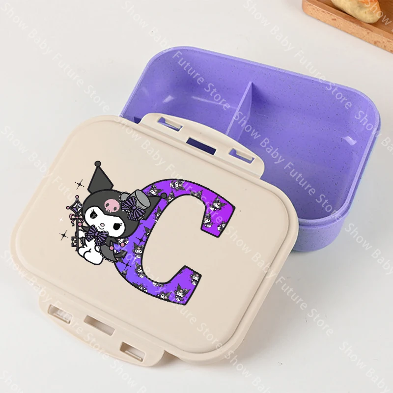 Large Insulated Cartoon Bento Lunch Box for Kids - Cute & Portable