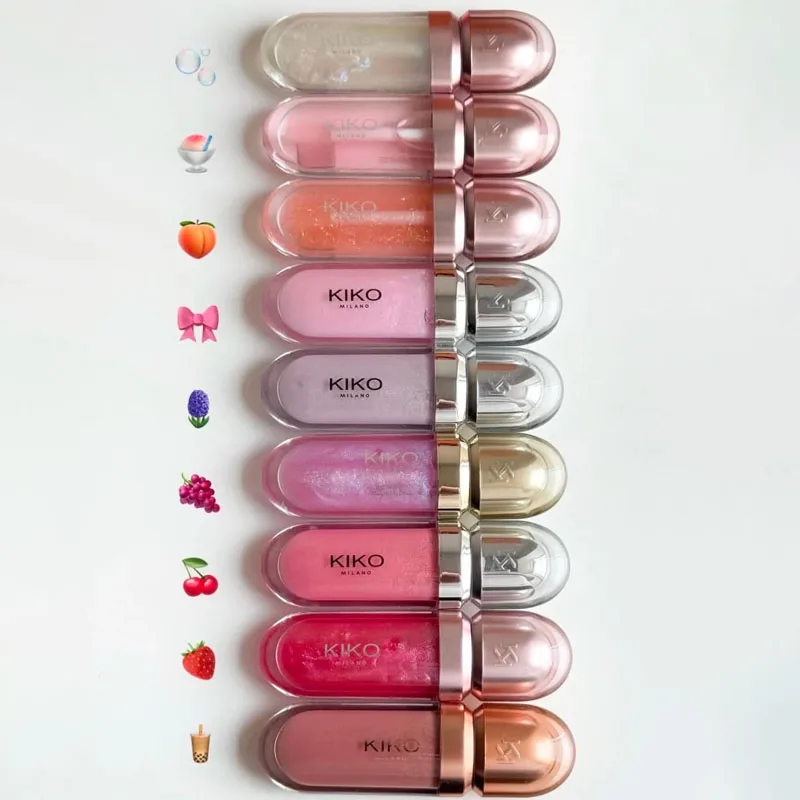 KIKO 3D Liquid Lip Glaze Transparent Lip Gloss Mirror