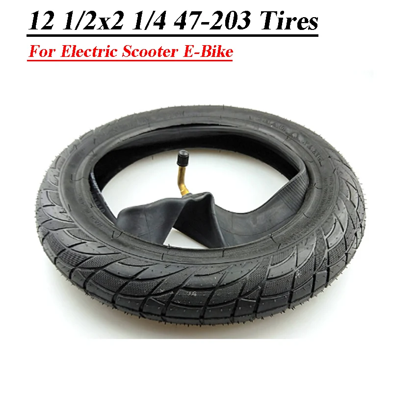 12 1/2x2 1/4 47-203 Tire and Tube Fits Electric Bike Baby Carrier Folding Inch electric scooter tire pneumatic tire