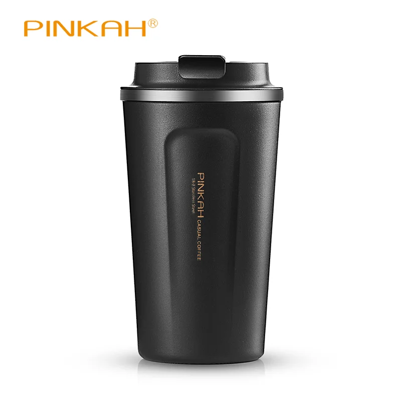 380 & 510ml 304 Stainless Steel Thermo Cup Travel Coffee Mug Lid Car Water Bottle Vacuum Flasks Gift