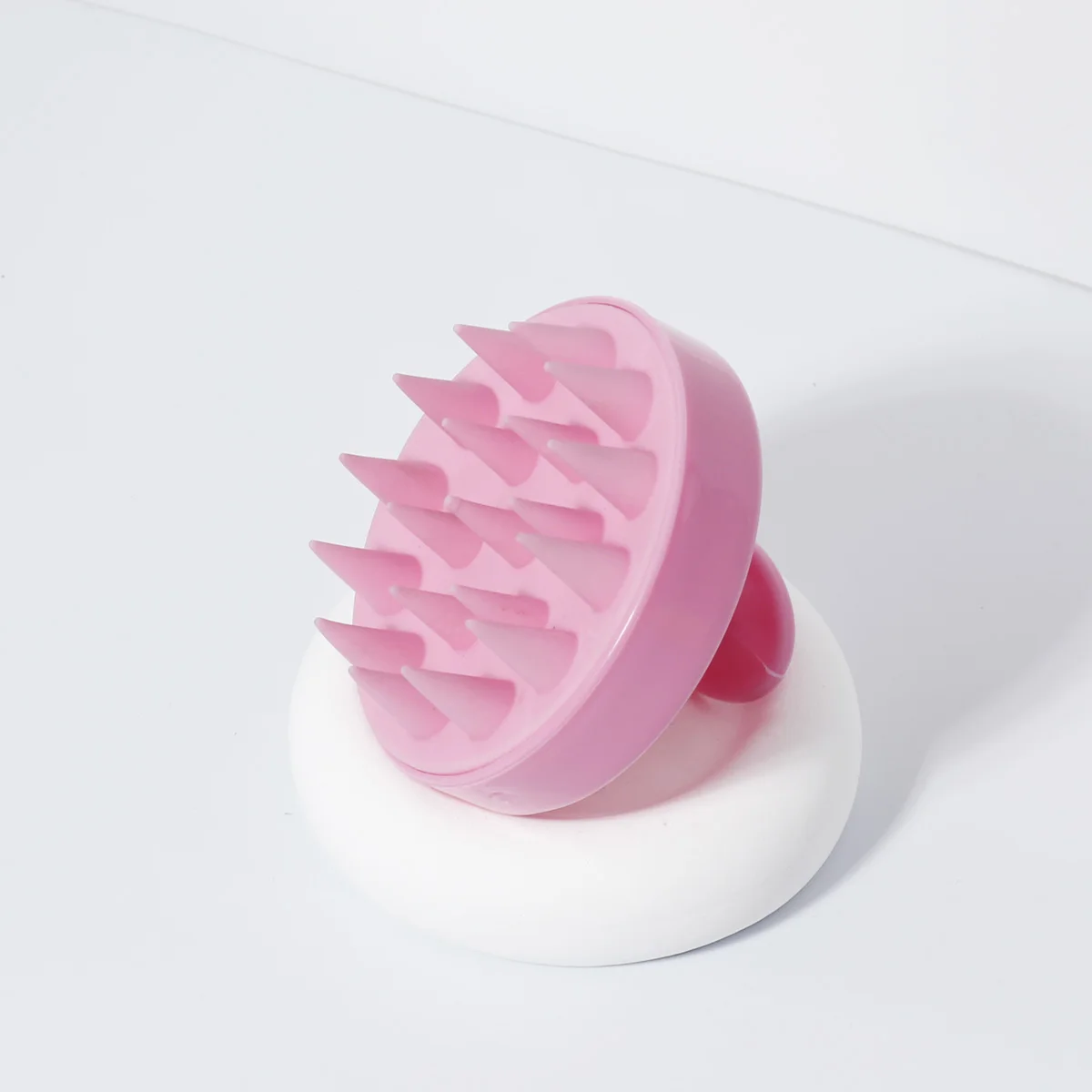 1 pcs silicone soft shampoo brush scalp massage comb thoroughly clean scalp body massage brush hair salon hair brush 4