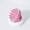 1 pcs silicone soft shampoo brush scalp massage comb thoroughly clean scalp body massage brush hair salon hair brush 4