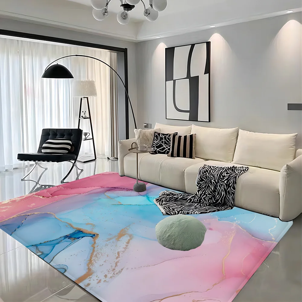 

Marble Art Fashion Floor Mat Entrance Door Mat Rectangle Anti-slip Home Soft Badmat Front Door Indoor Outdoor Mat Toilet Rug