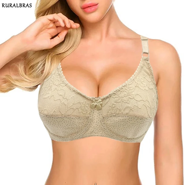 Womens Bras Soft Women's Full Cup Thin Inner Bra Plus Size Adjustable Lace  Bra Plus Size Lace Bra