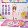 VATOS Unicorn Dance Mat x2 Toys for Girls 9-Level Dancing Game Indoor Outdoor Music Play Mat Birthday Gifts for Kids Ages 3+ 4