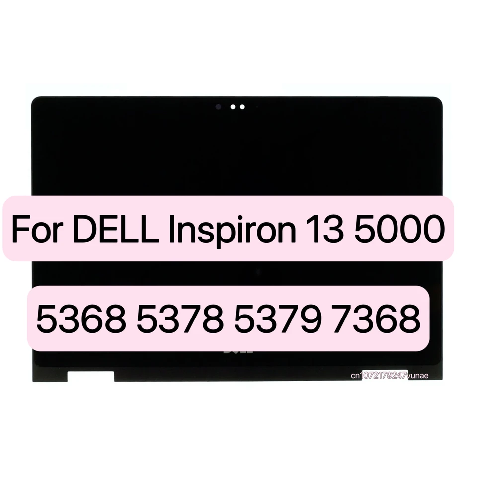 Écran LCD Tactile 13,3" Pour Dell Inspiron 13 5368/5378/5379, 40 Broches, 2WWYM, Neuf