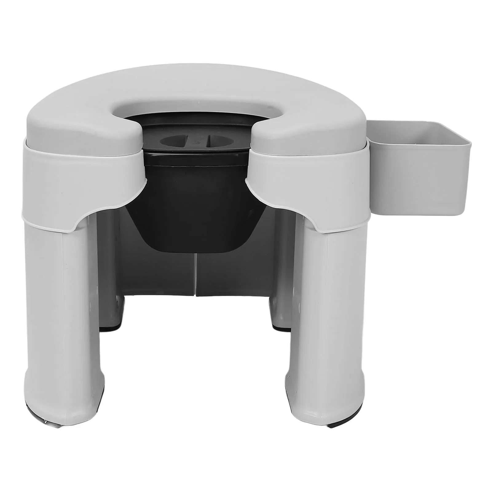 Mobile Toilet Portable Shower Stool Folding Commode Chair Non Slip Strong Load Bearing Capacity Easy Installation for Bedroom 2