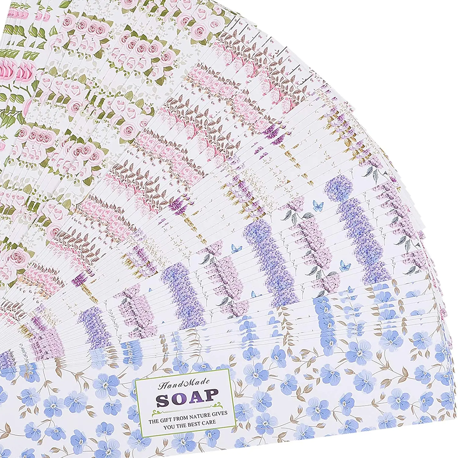 Kraft papier stijl zeep verpakking label w Logo