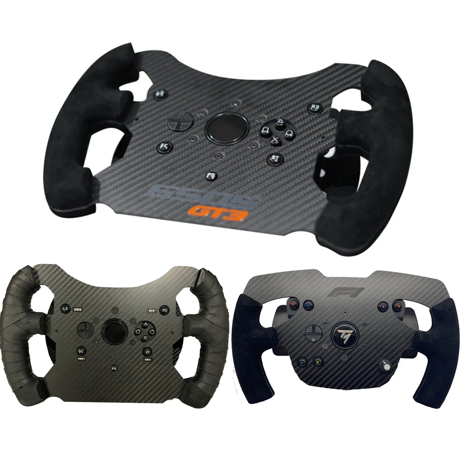 For Thrustmaster TGT TGT2 Racing Car Game Mod Steering Wheel Carbon Fiber  Paddle Shifter Adapter