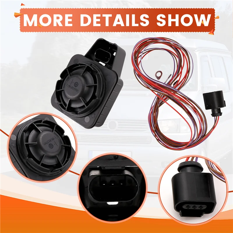 Abie-Car 보안 경보 사이렌 스피커 경적 전자 경보 VW 골프 7 MK7 A3 8V 5Q0951605