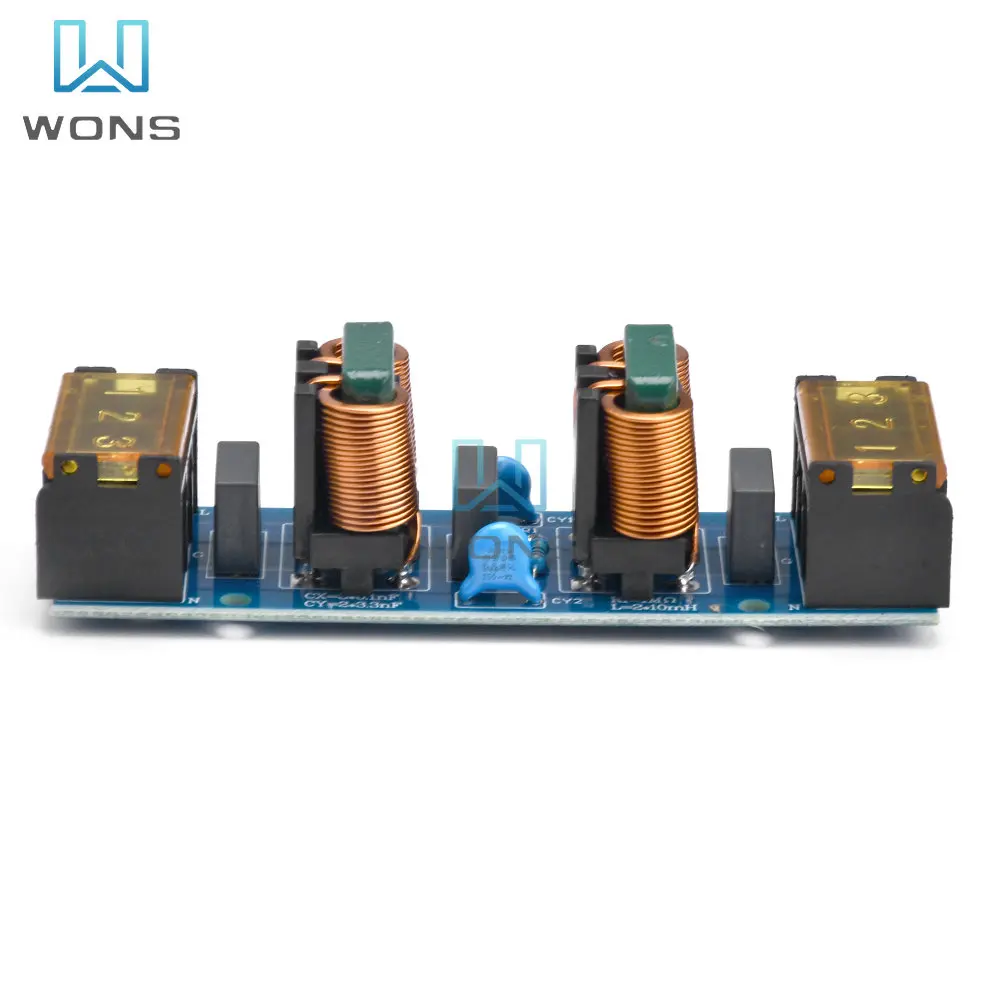 

25A Power Filter EMI High Frequency Two-stage Power Low-pass Filter Board for Power Amplifier PCB Electrical Filter Circuit