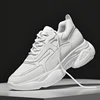 Men Invisible Height Increasing Sneakers Thick Sole Comfortable 6/8CM Elevator Casual Shoes Fashion Man Daddy Shoes Size 36-44 1