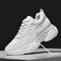 Men Invisible Height Increasing Sneakers Thick Sole Comfortable 6/8CM Elevator Casual Shoes Fashion Man Daddy Shoes Size 36-44 1