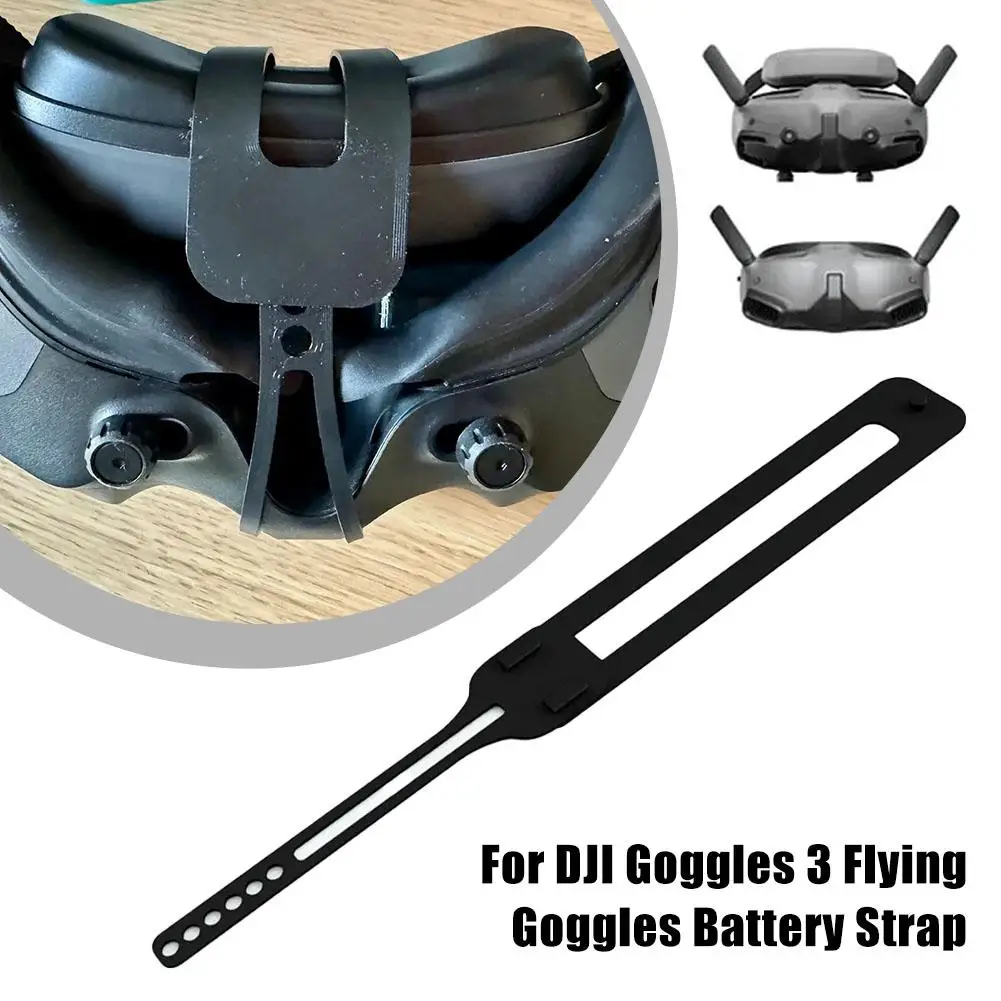 비행 고글 배터리 스트랩, 부드러운 고무 3D 인쇄 액세서리, dji 고글 3, dji AVATA 2 용, G6J2