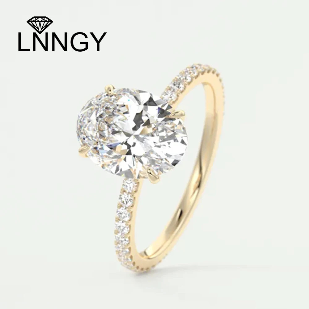 Oval Cut Simulated Diamond Ring 925 Sterling Silver Halo Engagement Ring Women Couples Wedding Gift 4 Prong Setting moissanite engagement ring engagement ring