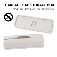 Garbage Bag Storage Box Cling Film Container Wall Mounted Trash Bags Holder Kitchen Plastic Bags Dispenser Bathroom Organization 4