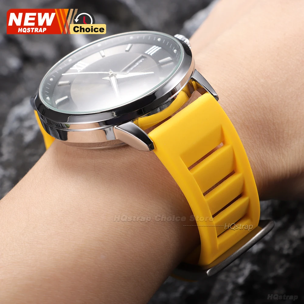 Enhanced Sport Rubber Watchband | Silicone Universal Wristband