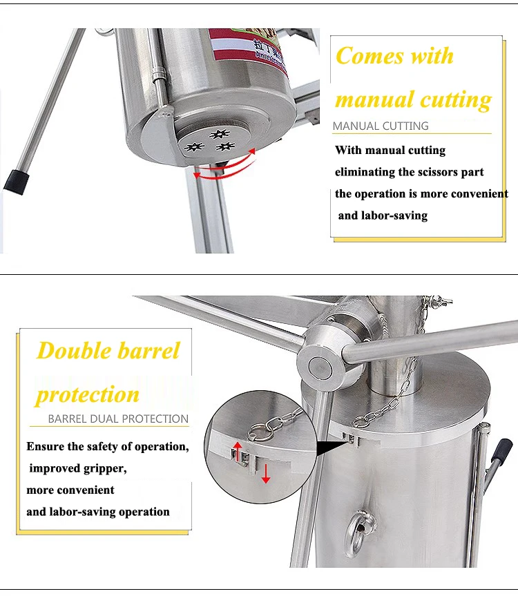 【未使用】チュロスマシン 業務用 ステンレス製 5L Amazon｜業務用縦型スペインチュロスマシン、5L手動チュロス