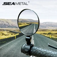 SEAMETAL Motorcycles Rearview Mirror Side Mirror For Safety View Turning Left Right Mirror Adjustable Mini Autocycle Rear View 1