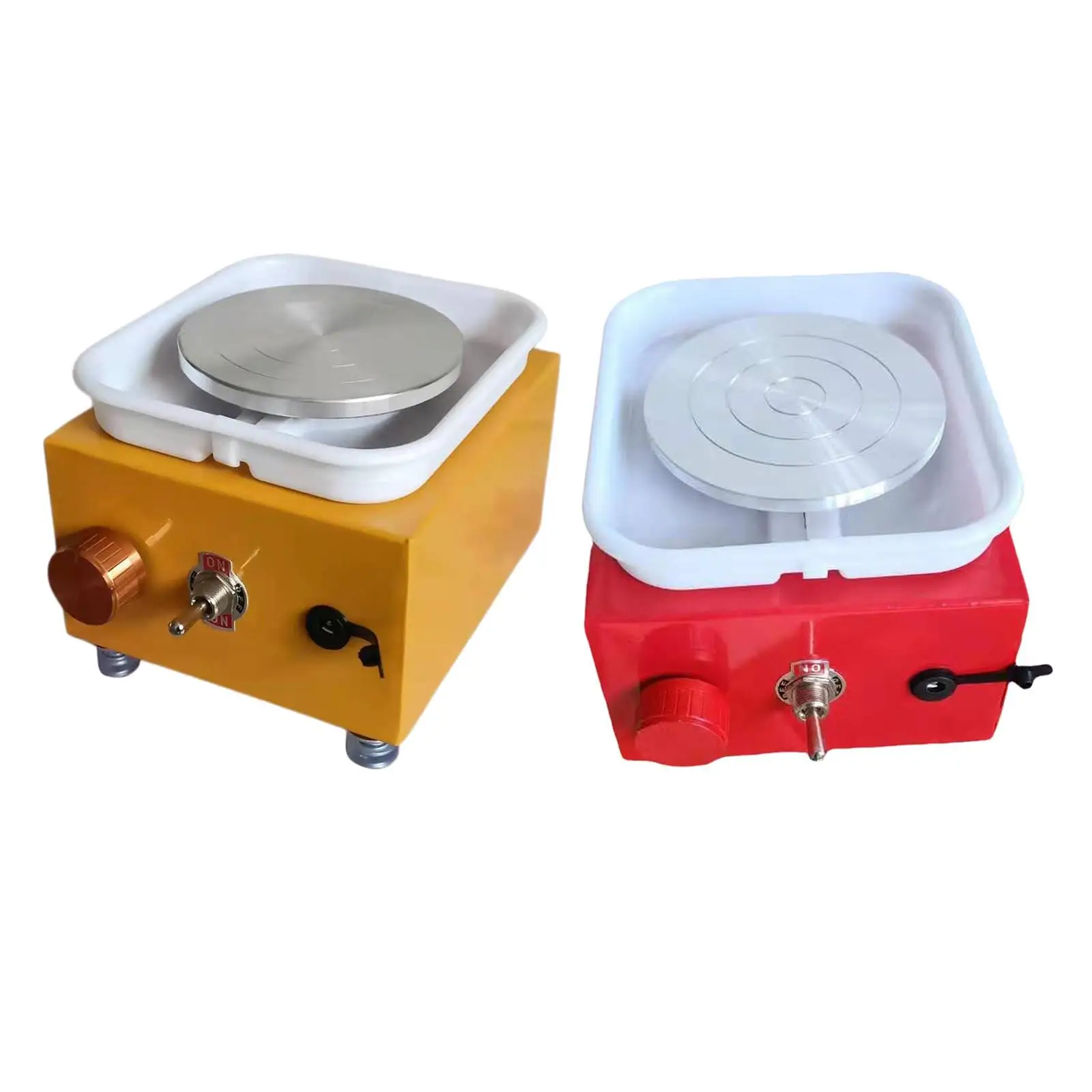 Pottery wheel electric pottery wheel ceramic trimming wheel turntable tray DIY tool machine for children school teaching beginner EU plug ceramic tools