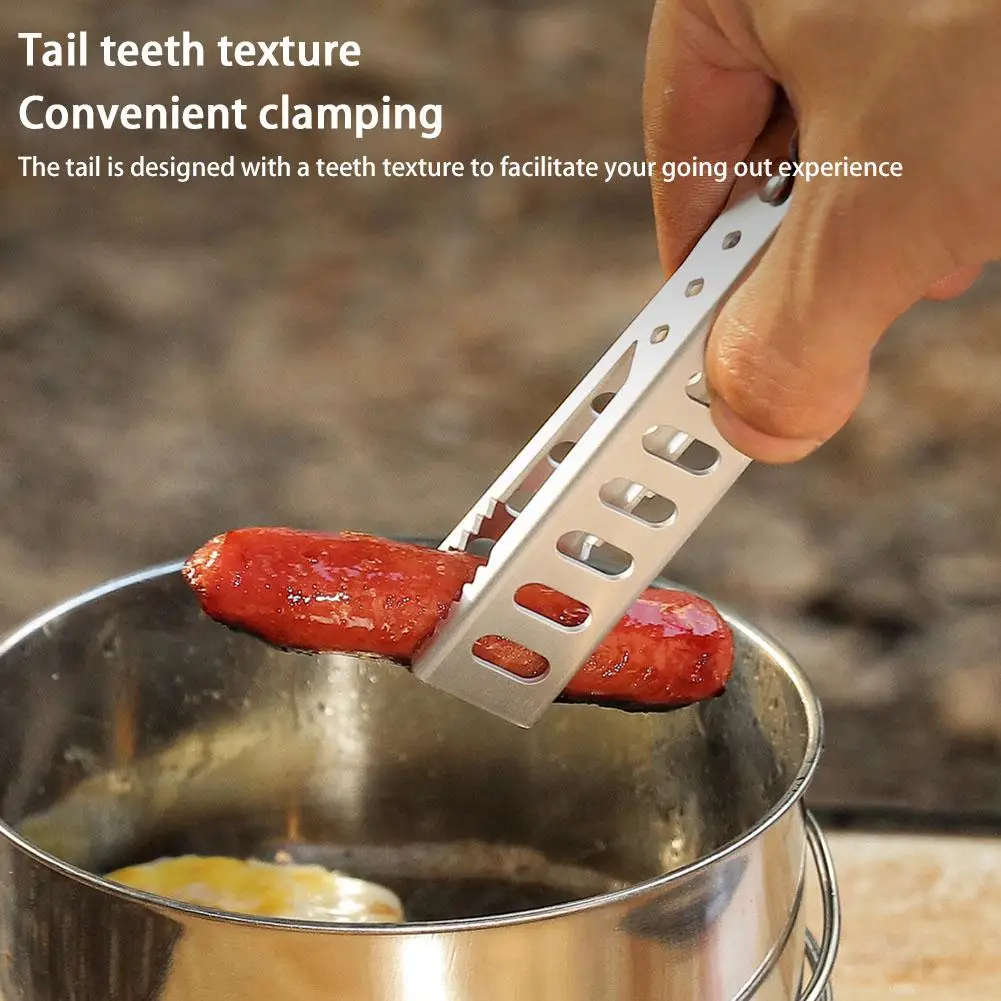 

Портативный наружный зажим с защитой от ожогов, зажим из алюминиевого сплава, сковорода, держатель для чаши, для пикника