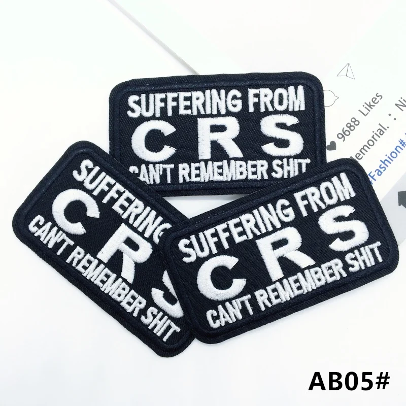 3 teile/los Buchstaben Gestickte Patches für Kleidung Eisen auf Patches Text DIY Applikationen für Kleidung Jacke Streifen Slogan Aufkleber – Detail 12