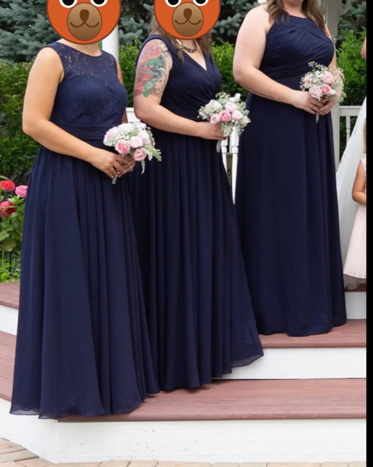 Classic V-Neck Chiffon Bridesmaid Dresses With Pockets Long A-Line Corset Back Wedding Party Pleated Evening Dresses for Women