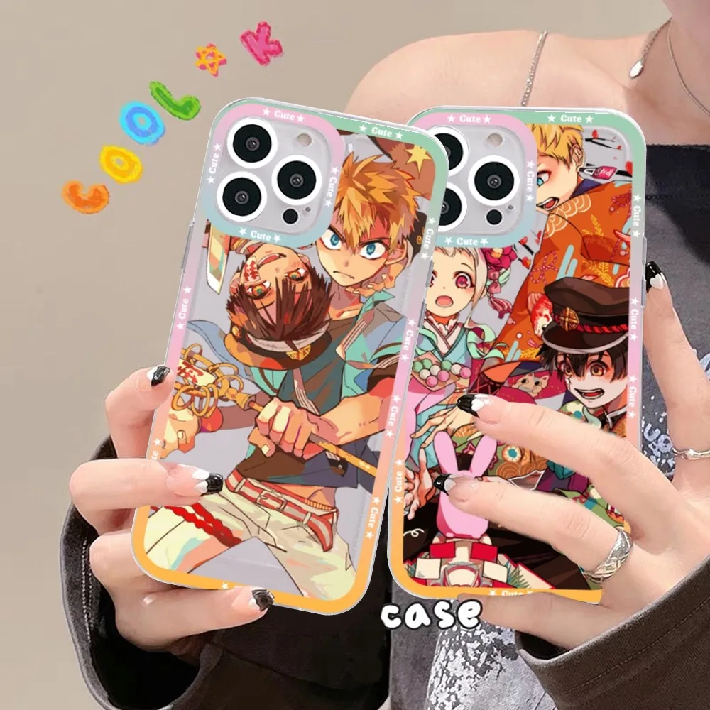

Hanako-kun Phone Case For IPhone 15 13 14 Pro Max XS XR 12 11 Pro 13 Mini Soft Clear Back Cover