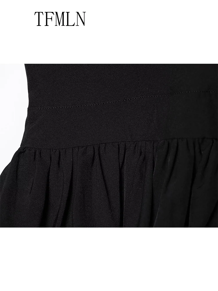 TFMLN 2025 Women Polka Dot Printed Halter Tops Summer Causal Commuting Camisole Tops Fashion Sleeveless Backless Vest ﻿Tops