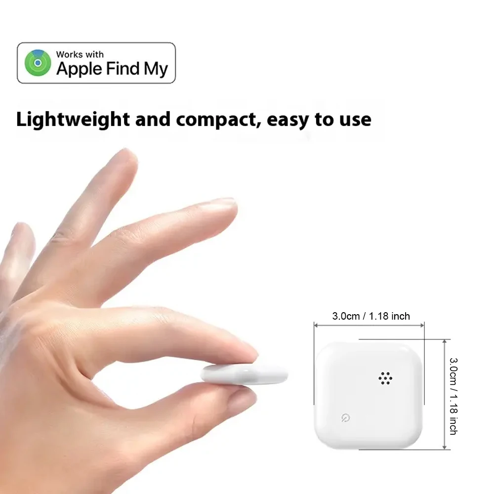 Smart Tag Wireless Anti Loss Device GPS Luggage Tracker Compatible With Apple Find My APP(IOS Only) Keys Finder and Item Locator gps locator key finder anti lost tracker anti lose tracker item locator anti lost locator