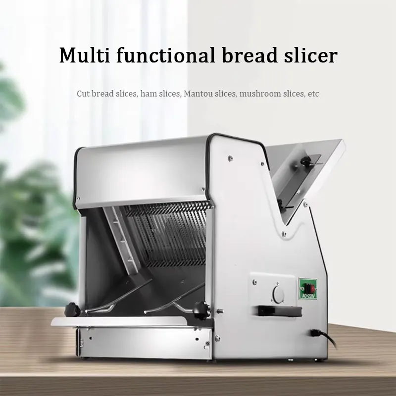 Electric Bread Slicer Commerical Sandwich Slicer Cutter Machine Thickness 31pieces/Time Home Appliance Food Processor 5