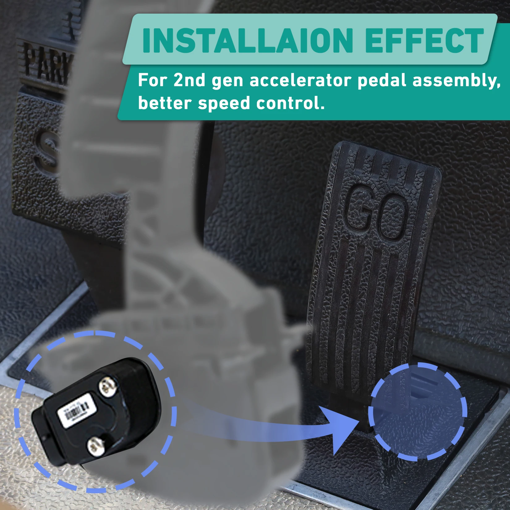 Sensore Posizione Acceleratore Aramox Per EZGO RXV Club Car Dal 2008 - Sostituto OEM 600019, Antipolvere - Foto 9